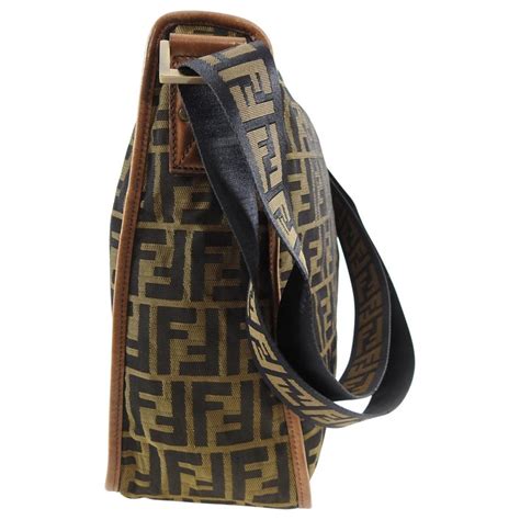 fendi zucca cross body messenger bag|fendi vintage zucca shoulder bag.